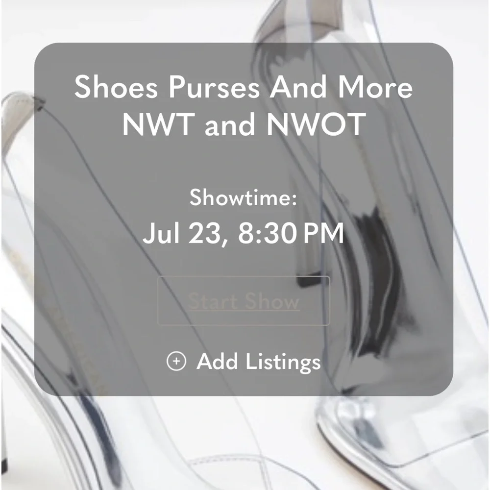 LIVE SHOW like this listing to be notified of my shows - Picture 1 of 1